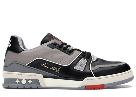 louis vuitton trainers black and grey|marble Louis Vuitton trainers.